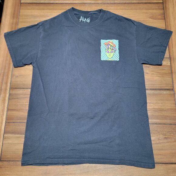 Alab SS Black Unisex Tee "Expand Your Mind" - Size Medium - Picture 3 of 6
